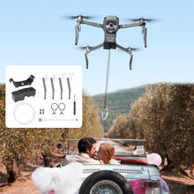 Lançador de sistema de airdrop, para dji mavic 2 pro air 2 mavic mini 2, drone de pesca, anel de casamento, presente, acessórios de gancho para entrega 2024 - compre barato