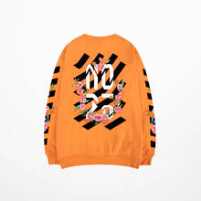 Moda design de alta rua retro fllower impressão moletom 2019 alta qualidade skate hip hop sweatshirts amantes dos homens hoodies 2024 - compre barato