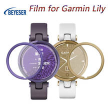 Película protetora de vidro temperado para garmin lily 3d, película protetora curvada completa para relógio de filme garmin 1 peça 2024 - compre barato