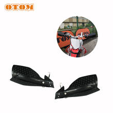 Protetor de mão otom para guidão de motocicleta, proteção de mão pequena para guidão de motocicleta atv ktm honda kawasaki suzuki yamaha 2024 - compre barato