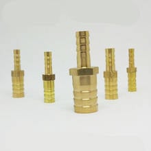 Brass Pipe Fitting 6mm to 12mm Hose Barb Connector Joint Copper Coupler Adapter 2024 - buy cheap