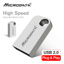 Super mini 32GB Pendrive metal USB Flash Drive 4gb 8gb 16GB 32GB 64GB 128GB pen drive usb 2.0 tiny memory stick business gift 2024 - buy cheap