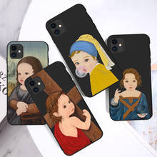 Funny cute babay Famous painting Adorable Phone Case for iphone X XR MAX 8 plus 6s 7 plus 13 12 11 Pro Max SE 2020 soft case 2024 - buy cheap