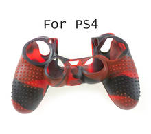 Capa de silicone anti-deslizamento para controle, capa protetora para sony playstation 4 ps4 pro slim com 10 peças 2024 - compre barato