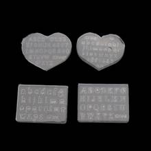2Pcs 3mm Small Size Numbers Letters Mold Pendant Resin Silicone Molds Resin Message Fillings Making Jewelry Making Tools 2024 - buy cheap