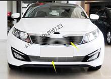 Aluminum alloy Front Grille Around Trim Racing Grills Trim For 2011 2012 2013 for  KIA Optima/K5 2PCS 2024 - buy cheap