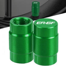 For KAWASAKI ER6F 2004 2005 2006 2007 2008 2009 2010 Motorcycle Accessories ER-6F CNC Vehicle Wheel Tire Valve Stem Caps Covers 2024 - buy cheap