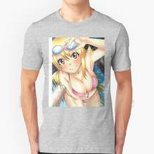 Lucy T Shirt Men Cotton Cotton S-6Xl Fairy Tail Lucy Fairy Tail Ecchi Manga Sexy Anime Ladie Natsu Mirajane Juvia Wendy Erza 2024 - buy cheap