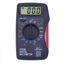 DT83B Pocket Digital Multimeter Ammeter Voltmeter DC/AC Resistor Ohm Voltage Multi Meter Tester Electrical Instruments 2024 - buy cheap