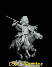 Figura de resina 1/32 guerreiro antigo com cavalo, conjunto de construção sem pintura 2024 - compre barato