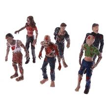 6Pcs Walking Corpses Model Terror Zombies Kids Children Action Figure Toys Dolls 634F 2024 - buy cheap
