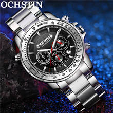 OCHSTIN-Reloj de pulsera deportivo para hombre, cronógrafo con fecha automática, militar, clásico, de acero inoxidable, 6125 2024 - compra barato