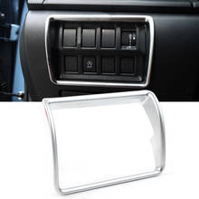RHD Car Interior Headlight Switch Button Molding Cover Chrome ABS Decor Trim For Subaru Forester 2019 2020 2024 - buy cheap