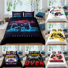 Kids Boys Teens Gamer Bedding Set Gamepad Duvet Cover Game Pad Quilt Cover 3D Printing Bedding Queen King Size Bed Cover Set 2024 - buy cheap