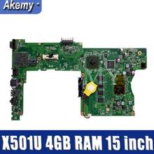 X501U Motherboard With 4GB RAM For Asus X501U Laotop Mainboard 15 inch 2024 - buy cheap