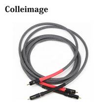 Colleimage  Hifi 2RCA Male to Male Audio Cable  QED Signature OFC RCA Gold-Plated Plug Interconnect RCA Cable 2024 - buy cheap