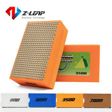 Z-LEAP Diamond Hand Polishing Pad Glass Ceramic Buffing Pads Resin Bonded Foam Backed Hand Pad Fine Abrasive Stone Granite Tool 2024 - buy cheap