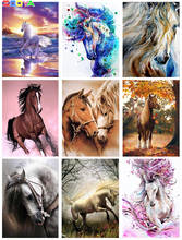 5D Diy Diamond Paintings Mosaic Animal Diamond Embroidery 3D Diy Diamond Painting Horse Beautiful Animal Home Decor Gift  6Jm024 2024 - buy cheap