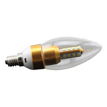 Luz de ahorro de energía E12, bombilla led de vela de 9W, AC110V220V230V240V, 3W, 2835SMD, blanco frío, blanco cálido, 10 Uds./lote 2024 - compra barato