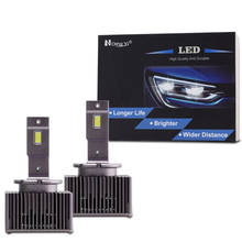 Lâmpada led, conjunto de atualização 6500k canbus para farol de led frio d1s d2s d3s d4s d5s d8s d1r d2r d3r d4r 2024 - compre barato