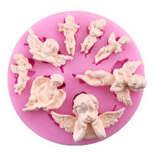 Angel Baby Silicone Mold Fondant Mould Chocolate Mould Cake Decorating Tool 2024 - buy cheap