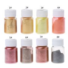 Bargain-polvo colorante de resina epoxi, Kit de pigmentos nacarados de Mica, 8 colores, 10g 2024 - compra barato