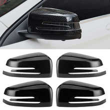 2pcs Side Rearview Mirror Cover Decorative Trim Cap Fit for Mercedes Benz A B C E CLS CLA GLA Car Mirror 2024 - buy cheap