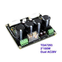 2*100W TDA7293 Stereo High Power Dual Channel Audio Power Amplifier Board HIFI Home Theater DIY AMP 2024 - buy cheap