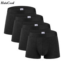 4Pcs/lot New Classic Men's Boxer Underwear Shorts Cotton Boxers Sexy Men Brand Homme Male Panties Household Men Underpant Fat XL 2024 - buy cheap