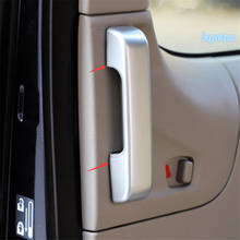 Lapetus внутренняя задняя дверная ручка вытяжная рамка Крышка отделка Подходит для Nissan NV200/Evalia 2015-2019 матовый/углеродное волокно ABS 2024 - купить недорого