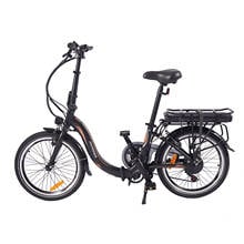 Bicicleta eléctrica plegable de 20 pulgadas, 250W, con batería de 10AH, alcance de 50-55km, solo en Francia, disponible 2024 - compra barato