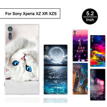 Soft TPU Case For Sony Xperia XZ XR F8331 F8332 5.2 inch Print Painted Back Phone Cover For Sony Xperia XZ Silicone Fundas Coque 2024 - buy cheap