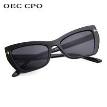 Óculos de sol de gatinho uv400, óculos feminino de marca de designer fashion de múltiplas cores, óculos de sol de olho de gato sexy para mulheres 2024 - compre barato