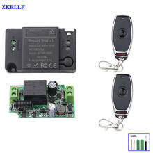 ZKRLLF-Interruptor de Control remoto inalámbrico, receptor de 220 MHz, AC110V, 433 V, transmisor remoto, luces de techo para salón, dormitorio, lámparas de pared, bricolaje 2024 - compra barato