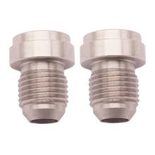 2 Pieces 6AN, AN6 MALE STAINLESS STEEL WELD ON / WELD IN FITTING BUNG 2024 - buy cheap
