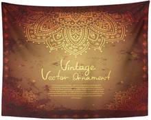 India Vintage Indian Gold Ethnic African Tapestry Home Decor Wall Hanging for Living Room Bedroom Dorm 60x80 Inches 2024 - buy cheap