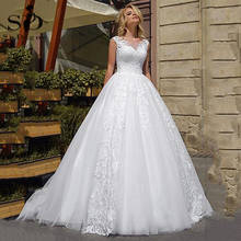 Vestido de novia de talla grande con apliques, traje de Encaje Vintage Boda de Princesa Dubái, 2021 2024 - compra barato