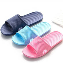 Couple Indoor Home Hotel Sandals & Slippers Women Summer Non-slip Bathroom Home Slippers Men Simple Comfortable Solid Shoes EVA 2024 - buy cheap