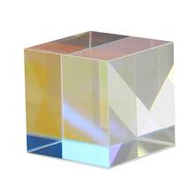 Dichroic Prism Six-Sided Bright Light Cube Stained Glass Prism Beam Splitting Prism Optical Experiment Instrument Optic 18mm 2024 - buy cheap