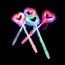 Светильник для влюбленных с кружевами, светящаяся палочка для влюбленных, волшебная палочка для леденцов, Детские светящиеся игрушки 2024 - купить недорого