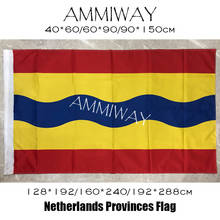 AMMIWAY-Bandera de las regiones de los Países Bajos, bandera Overijssel de poliéster 100D, Banner de alta calidad, individual o doble cara, envío gratis 2024 - compra barato