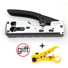 xintylink RJ45 crimper for cat7 cat6 cat5 plug network tools Crimping Cable Stripper clamp 8p8c pliers Crimp Clip 2024 - buy cheap