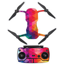 Colorful Line PVC Decal Skin Sticker For DJI Mavic Air Drone + Remote Controller + 3 Batteries Protection Film Cover A0096 2024 - buy cheap