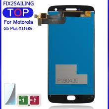 Lcd G5 Plus For Motorola Moto G5 Plus XT1686 XT1681 XT1683 100% Working LCD Display Touch Screen Digitizer Assembly Replacement 2024 - buy cheap