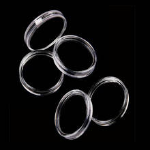 10Pcs Storage Boxes Applied Clear Round Cases Coin Storage dia 45mm Lighthouse Plastic Capsules Coin box Display Cases 2024 - buy cheap