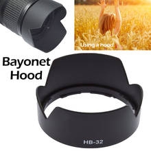 2021 HB-32 67mm Lotus bayonet sunshade HB32 Lens Hood Camera Accessories for Nikon D90 D5200 D7000 D7100 D5100 18-105mm 18-140mm 2024 - buy cheap