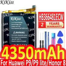 Original KiKiss Battery HB366481ECW for Huawei Honor 8 / Honor 8 Lite / Honor 5C / Ascend P9 / P9 Lite /G9 4350mAh Phone Battery 2024 - buy cheap