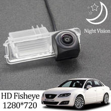 Owtosin HD 1280*720 Fisheye Rear View Camera For SEAT Exeo/Exeo ST 2008 2009 2010 2011 2012 2013 Car Reverse Parking Accessories 2024 - buy cheap