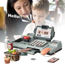 Kids Educational Simulated Cashier Counter Pretend Play Creative Cash Register Toy Funny Parent-child Interactive Role Play Toys 2024 - купить недорого