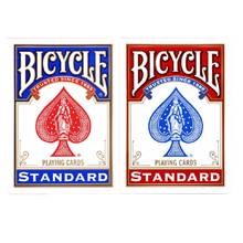 2 pçs/set Bicicleta Jogando Cartas Padrão Red & Blue USPCC Bicycle Standard Rider Voltar Jogos de Cartas de Baralho Mágico Adereços Truques de Mágica 2024 - compre barato